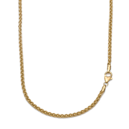 VLECHTKETTING GOUD 3,00MM 750 GOUD - IDENTIM®