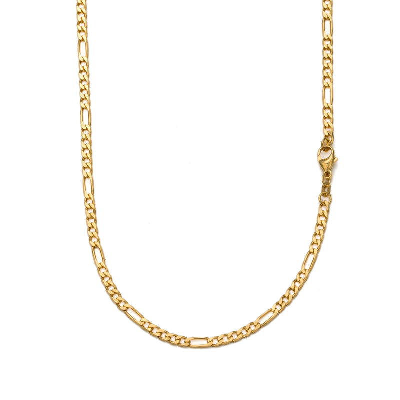 FIGARO KETTING GOUD 3,50MM 585 GOUD