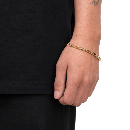 MONTE CARLO GOUDEN ARMBAND 4,50MM 585 GOUD - IDENTIM®