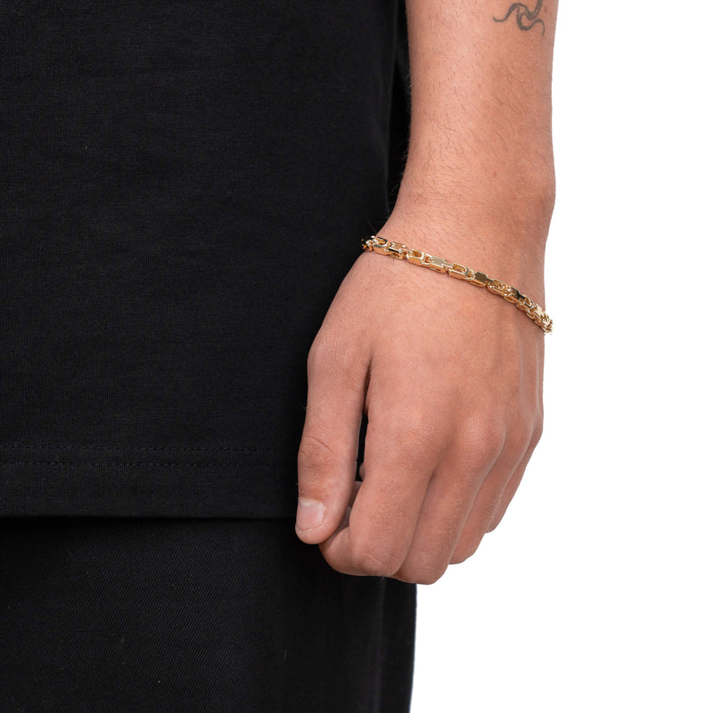 MONTE CARLO GOUDEN ARMBAND 4,50MM 585 GOUD