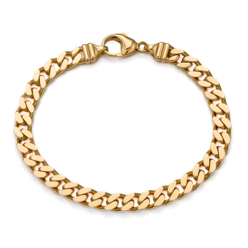 ARMOUR ARMBAND GOUD 6,00MM 585 GOUD - IDENTIM®
