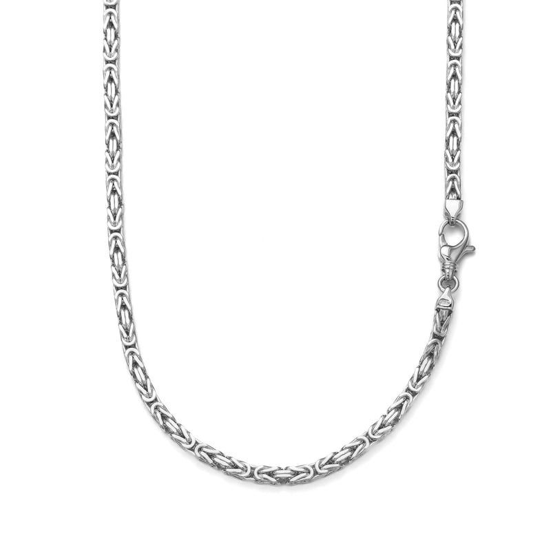 KONINGSKETTING GOUDEN KETTING 4.00MM 585 WITGOUD
