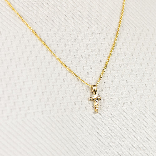 KRUIS KRUISBEELD COLLIER 585 GOUD - IDENTIM®