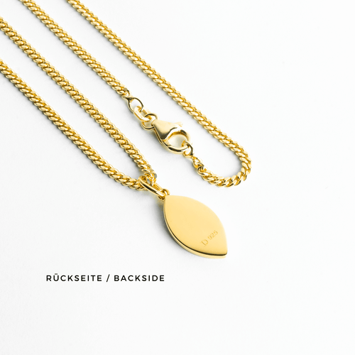 NAZAR OOG KETTING 925 ZILVER 18K VERGULD - IDENTIM®