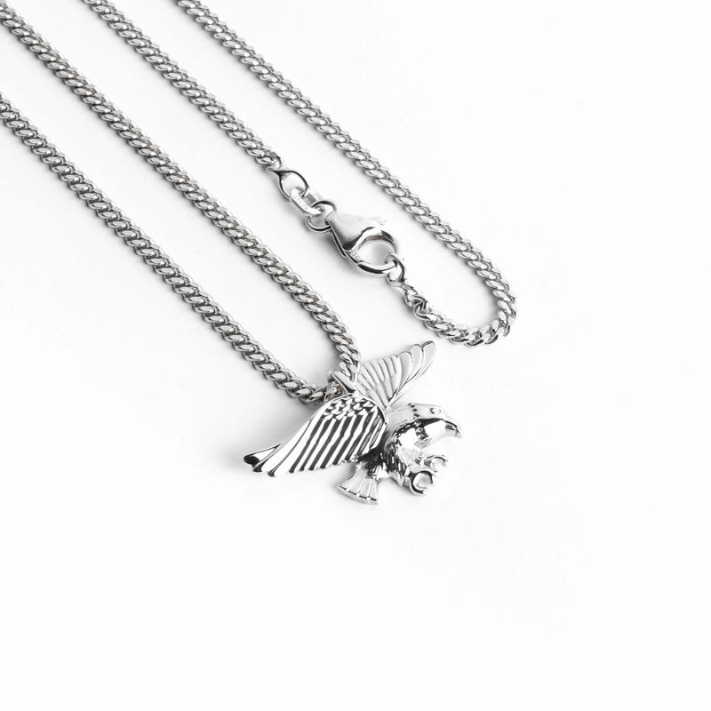ADELAAR HALSKETTING HANGER 925 ZILVER GERHODINEERD