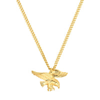 ADELAAR COLLIER 925 ZILVER 18 KARAAT VERGULD - IDENTIM®
