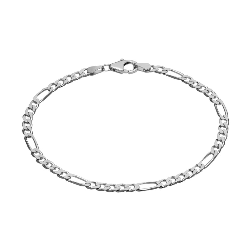 FIGARO ARMBAND 925 ZILVER GERHODINEERD 3,40MM