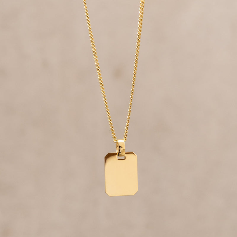 GRAVEERPLAAT ACHTHOEK COLLIER 333 GOUD