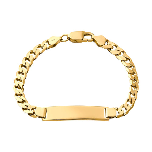 ID ARMBAND TANK 925 ZILVER 18 KARAAT VERGULD - IDENTIM®