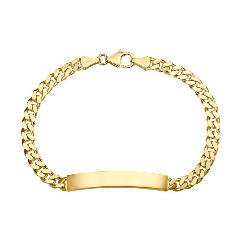 Graveerarmband Graveerplaatje Pantser ID-armband