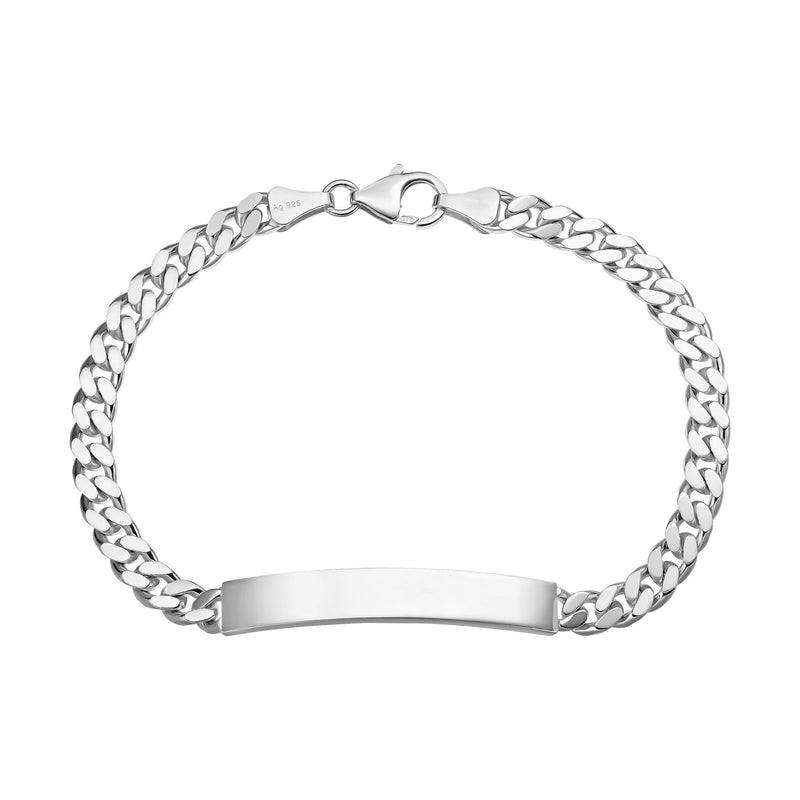Graveerarmband Graveerplaatje Pantser ID-armband