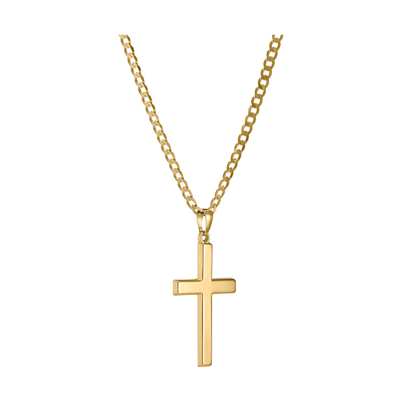 KRUIS BASIS COLLIER 585 GOUD