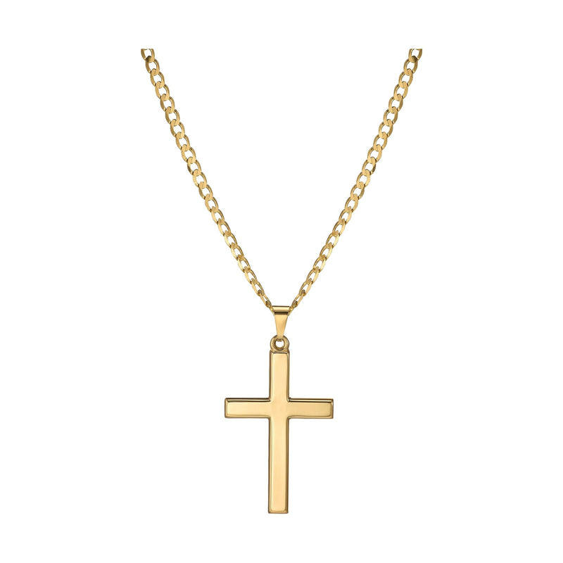 KRUIS BASIS COLLIER 585 GOUD