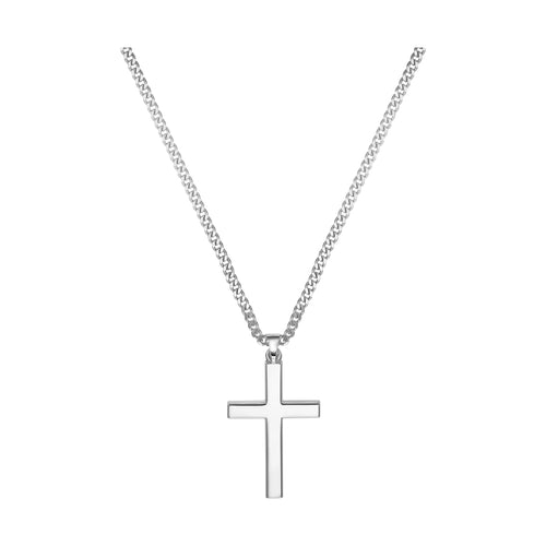 KRUIS COLLIER 925 ZILVER GERHODINEERD - IDENTIM®