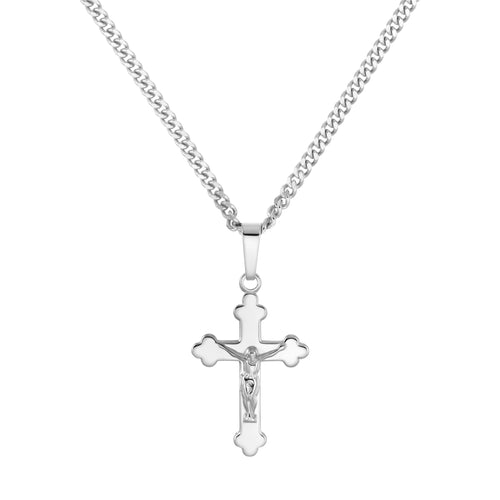 CROSS BODY KETTING 925 ZILVER GERHODINEERD - IDENTIM®
