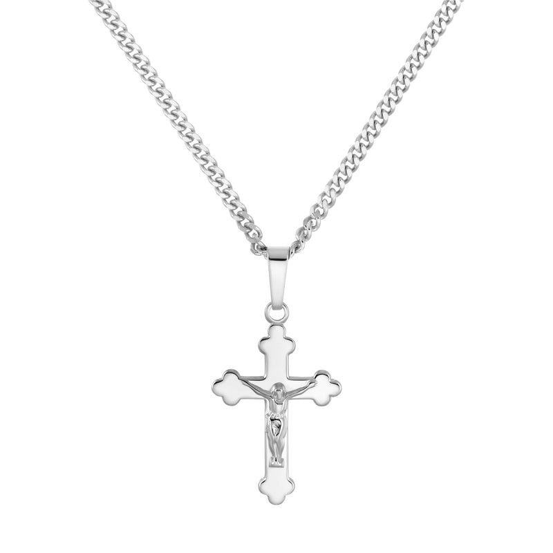 CROSS BODY KETTING 925 ZILVER GERHODINEERD