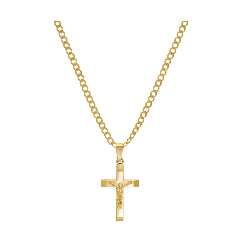 KRUIS KRUISBEELD COLLIER 585 GOUD