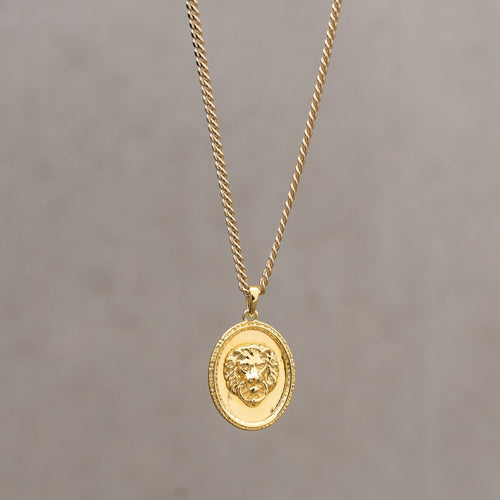 LEEUWEN COLLIER 925 ZILVER 18 KARAAT VERGULD - IDENTIM®