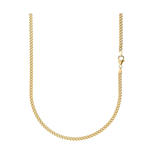 KRULKETTING 925 ZILVER 18K VERGULD 3,30MM - IDENTIM®