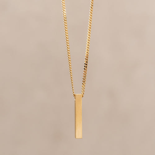 BAAR COLLIER 925 ZILVER 18 KARAAT VERGULD - IDENTIM®