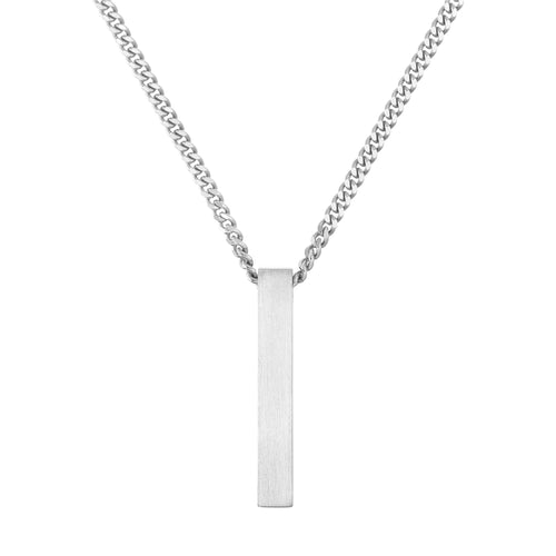STAAFCOLLIER 925 ZILVER GERHODINEERD - IDENTIM®