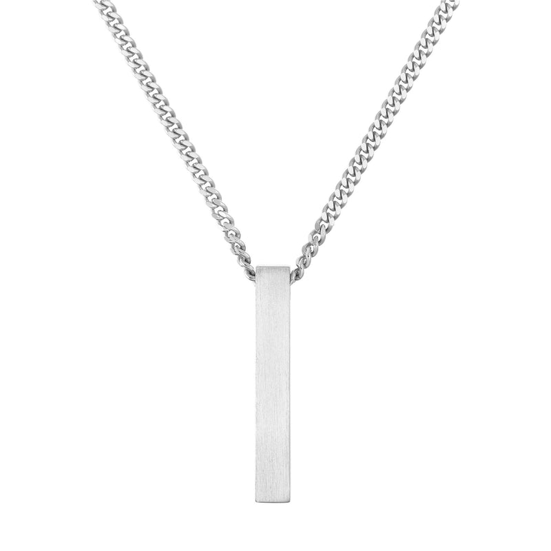 STAAFCOLLIER 925 ZILVER GERHODINEERD