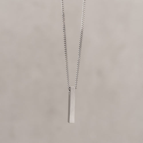 STAAFCOLLIER 925 ZILVER GERHODINEERD - IDENTIM®