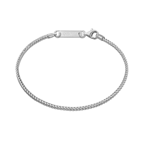 FRANCOKETTE ARMBAND 925 ZILVER GERHODINEERD 1,60MM