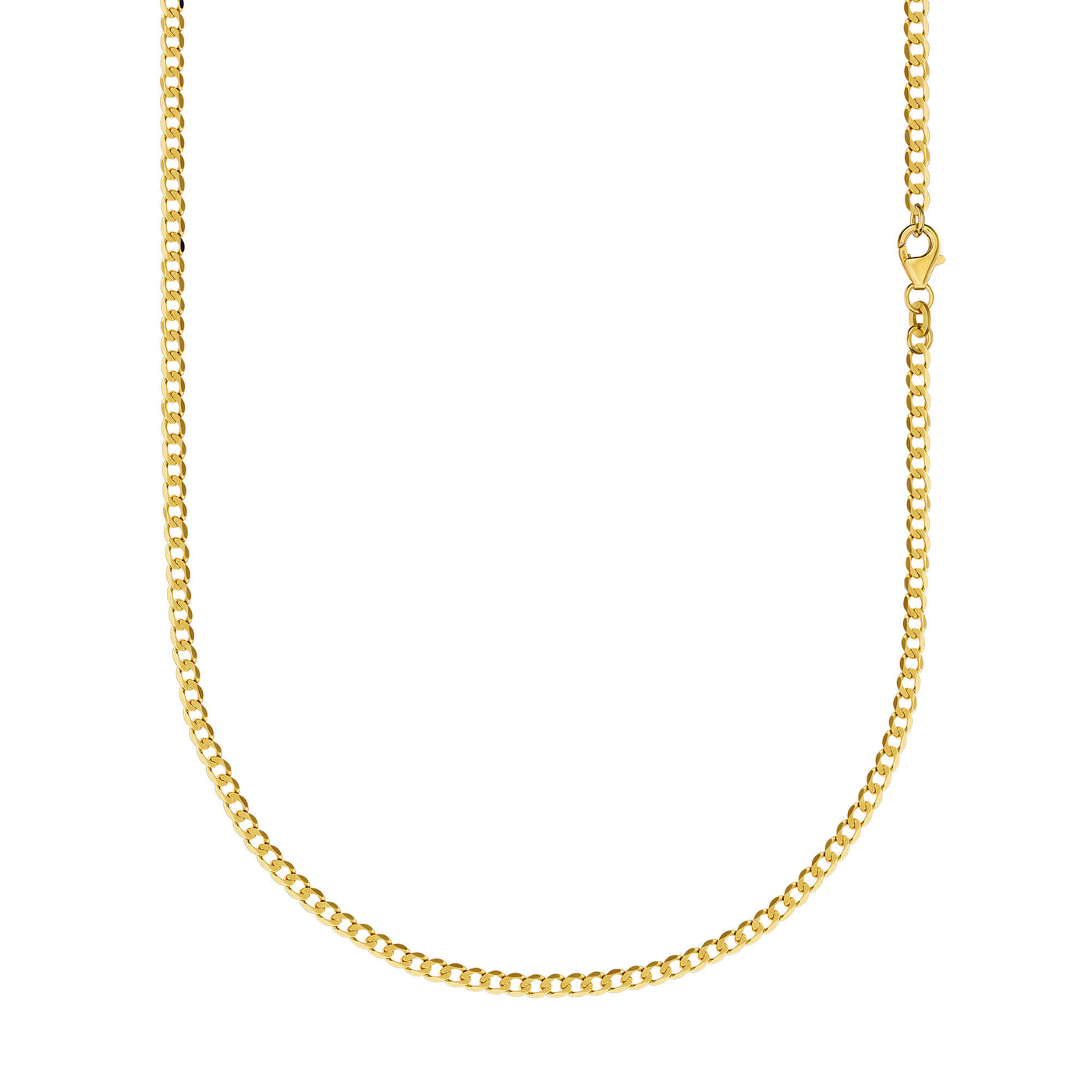 CURB KETTING 2.60MM 333 GOUD