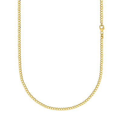 CURB KETTING 2.60MM 333 GOUD