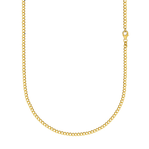 CURB KETTING 2.60MM 333 GOUD