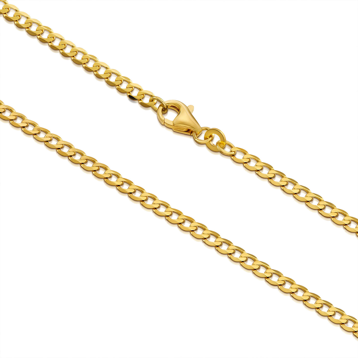 CURB KETTING KETTING 2,60MM 585 GOUD