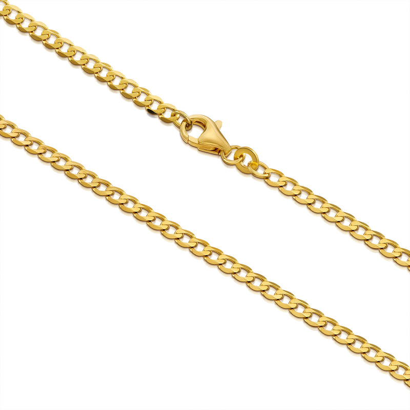 CURB KETTING 2.60MM 333 GOUD