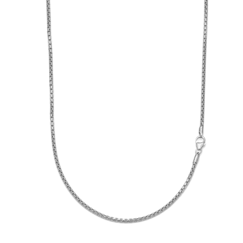 VENEZIAANSE KETTING GOUD 2,00MM 750 WITGOUD