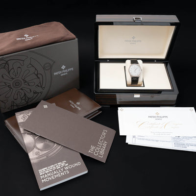 PATEK PHILIPPE CALATRAVA WITGOUD - 5196G-001 - 2021 - VOLLEDIGE SET - NIEUW