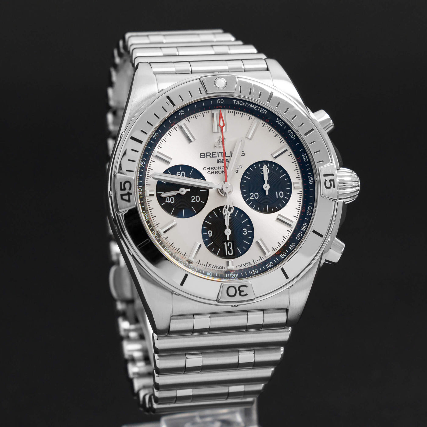 BREITLING CHRONOMAT STAAL - B01 42 - 2020 - VOLLEDIGE SET - NAUWELIJKS GEDRAGEN