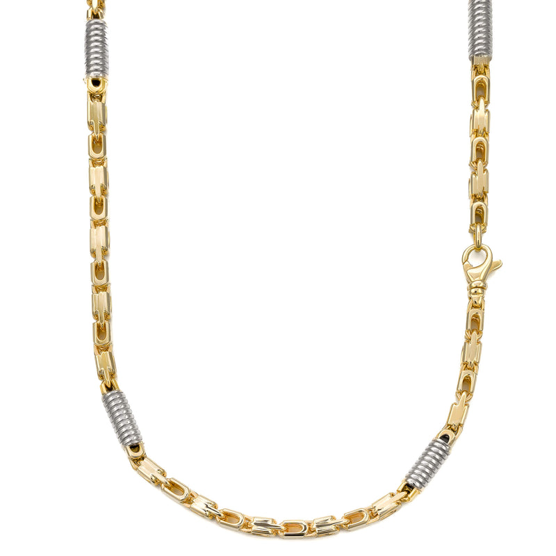 MONTE CARLO GOUDEN KETTING 5,50MM 585 GOUD WITGOUD