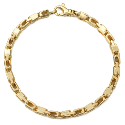 MONTE CARLO GOUDEN ARMBAND 4,50MM 750 GOUD