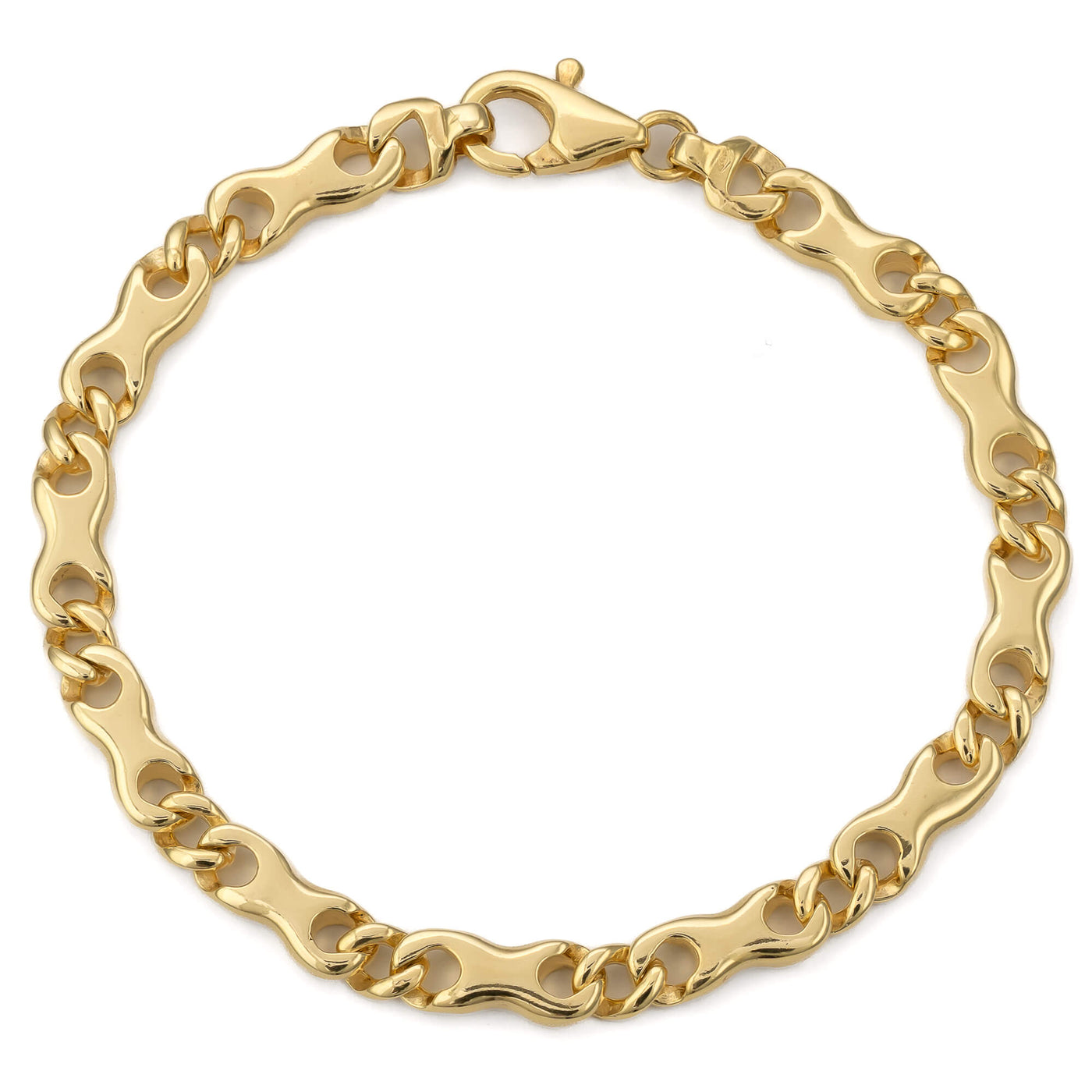 FANTASIE GOUDEN ARMBAND 5,50MM 585 GOUD