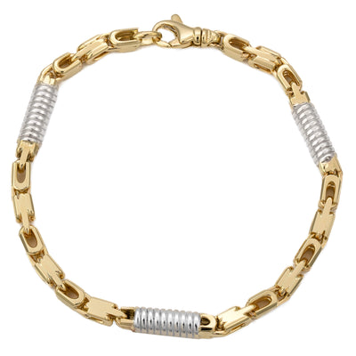 MONTE CARLO GOUDEN ARMBAND 5.50MM 585 GOUD WITGOUD