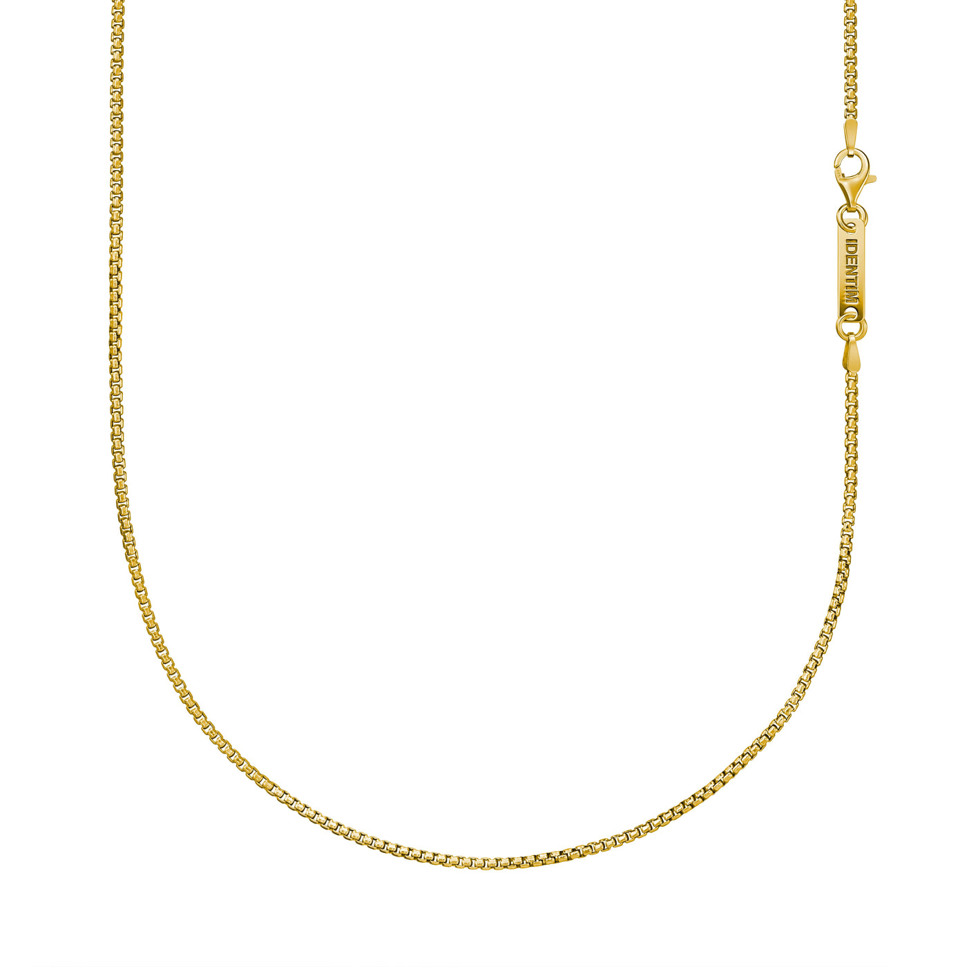 Venetiaanse ketting 925 zilver 18 karaat verguld 2,00mm