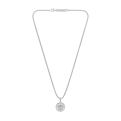 LELIE KETTING 925 ZILVER GERHODINEERD