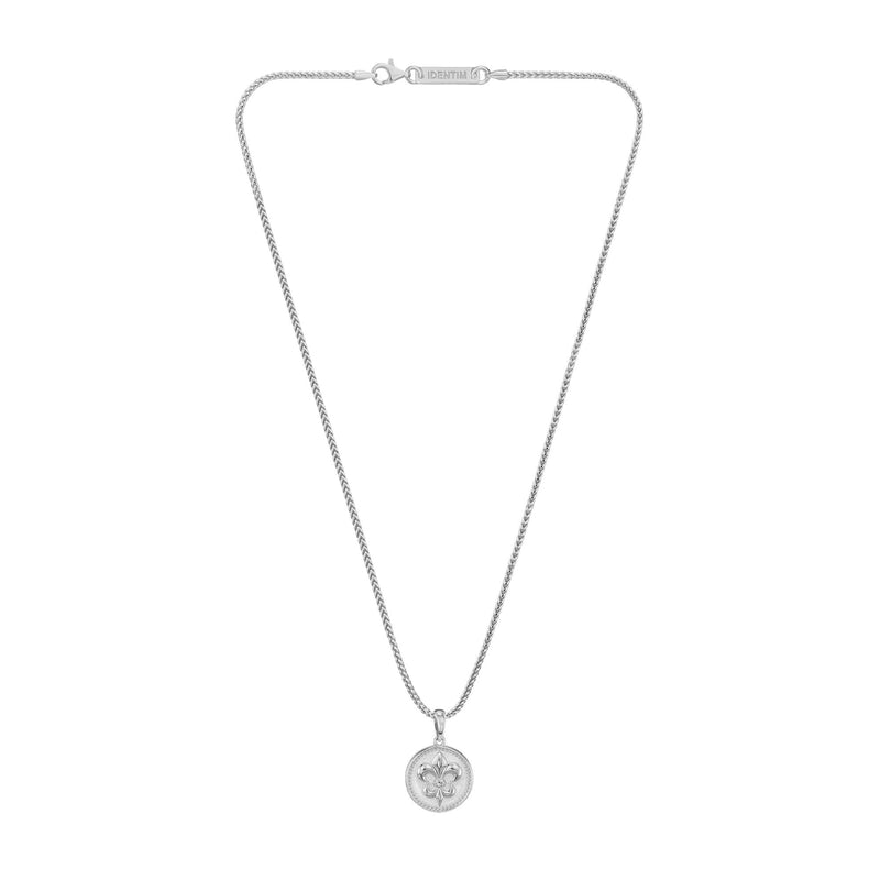 LELIE KETTING 925 ZILVER GERHODINEERD