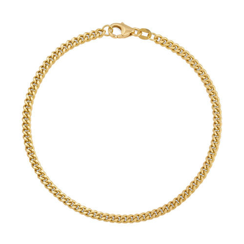 PANTSERARMBAND GOUD ARMBAND 3,00MM 333 GOUD