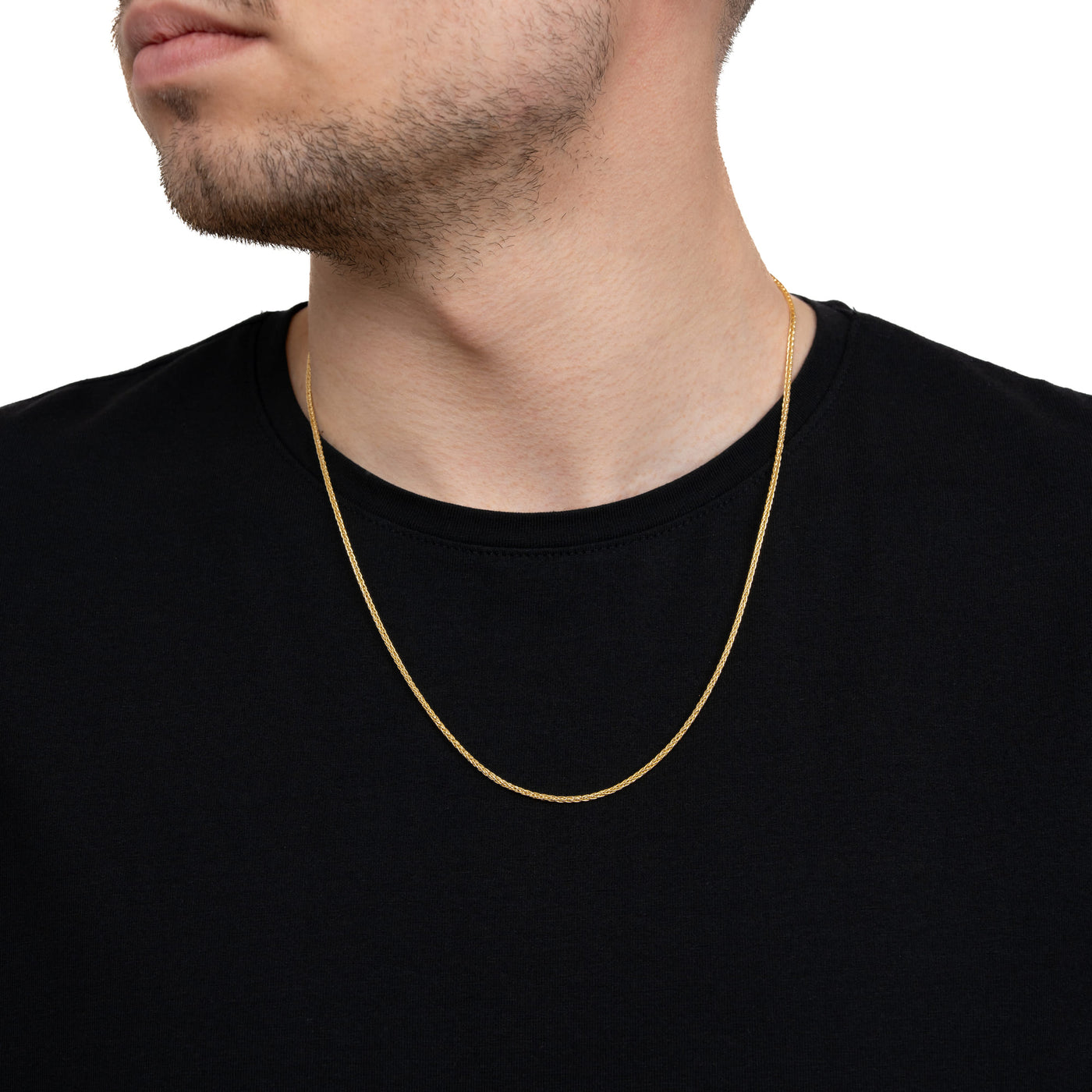 VLECHTKETTING GOUD 1,70MM 585 GOUD