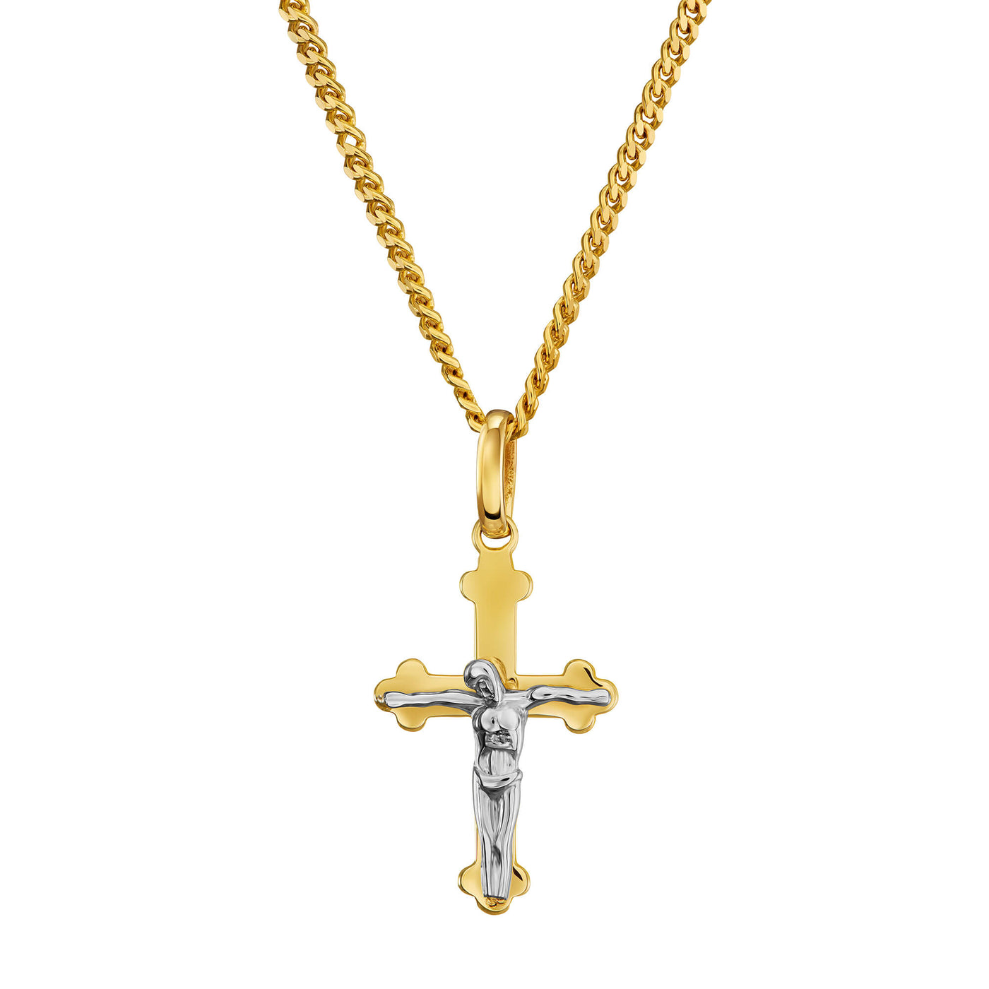 KRUIS KRUISBEELD COLLIER 585 GOUD