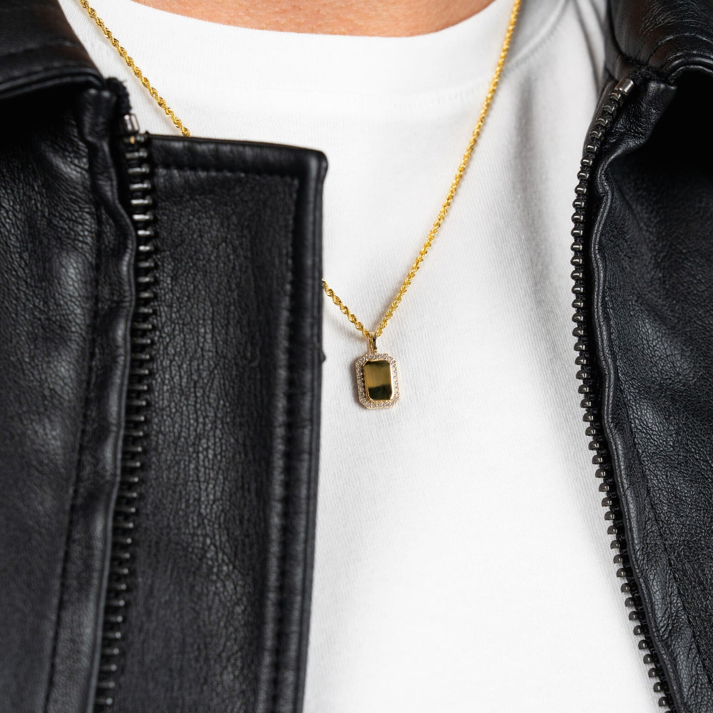 BRILJANTEN COLLIER 585 GOUD LAB DIAMANTEN