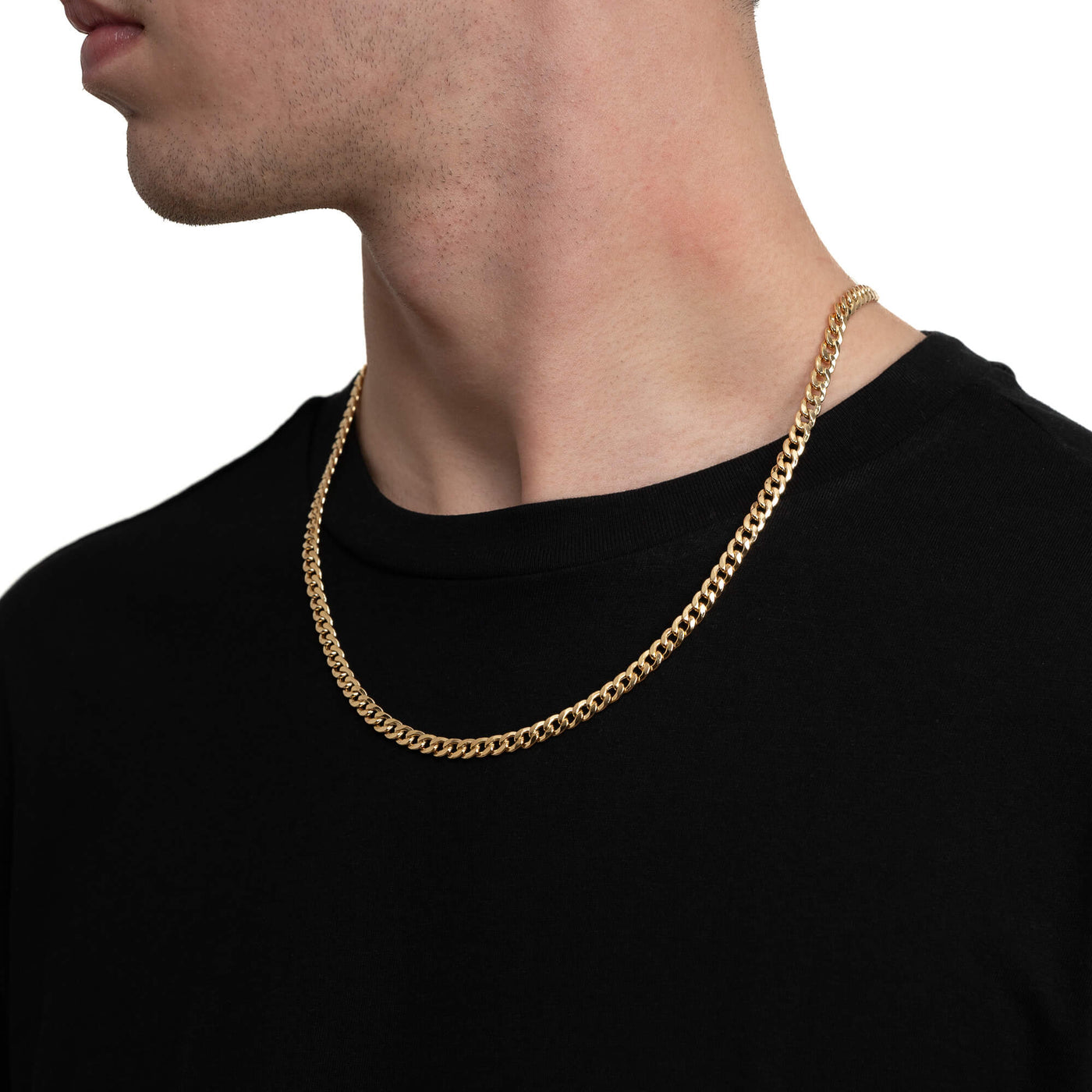 KRULKETTING GOUDEN KETTING 5,00MM 585 GOUD