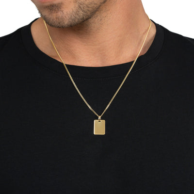 GRAVEERPLAATJE STRETCH COLLIER 333 GOUD