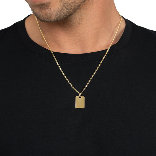GRAVEERPLAATJE STRETCH COLLIER 333 GOUD